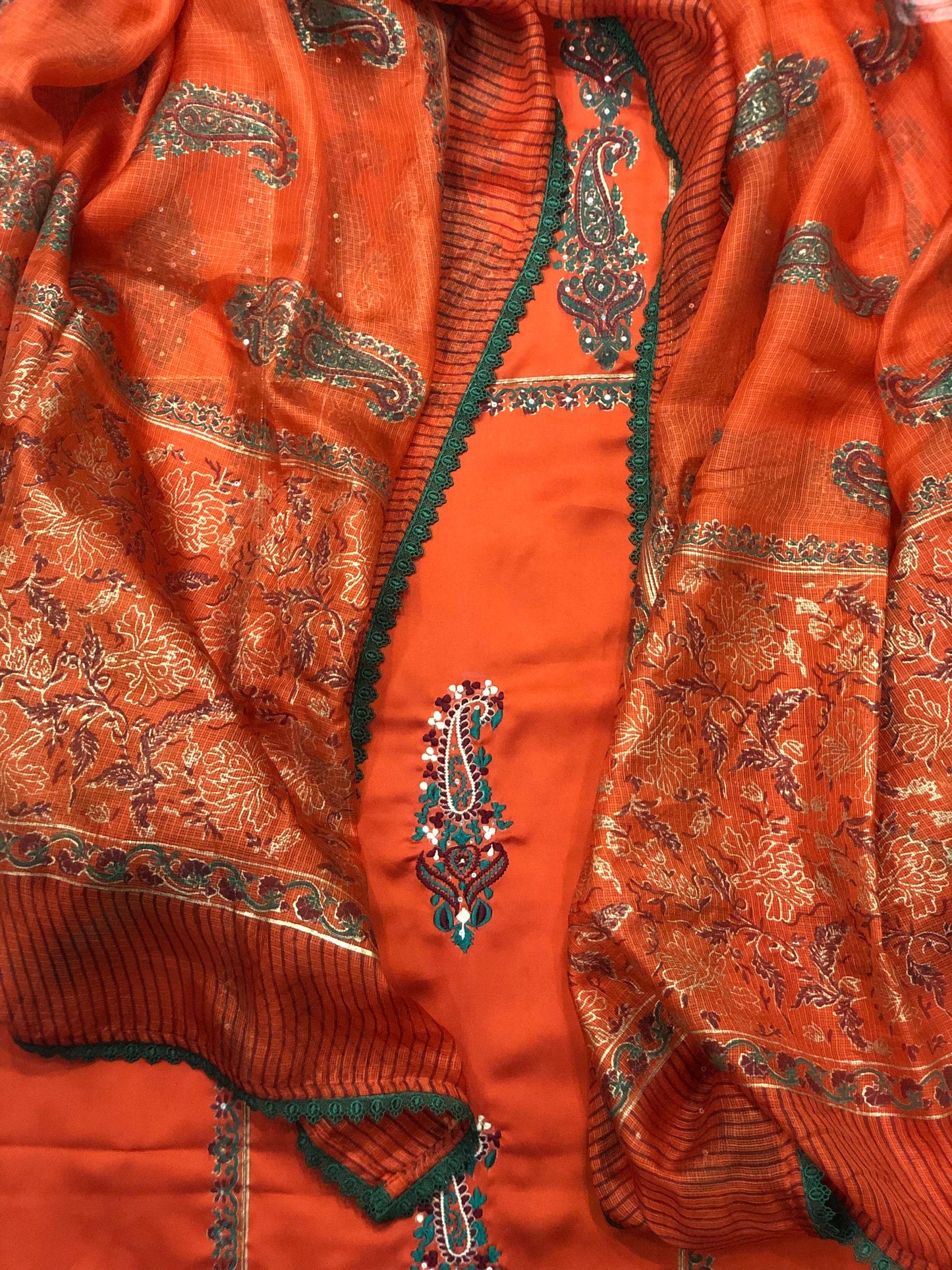 Intricately woven with cultural heritage, our 3 piece outfit from our latest festive collection